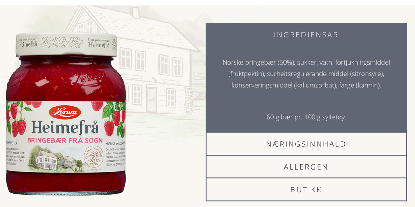 syltetøy med næringsinnhold